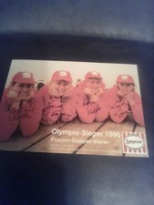 Boron/Sorgers/Rutschow/Köppen Olympic Champions/Rowing -Original Autograph-