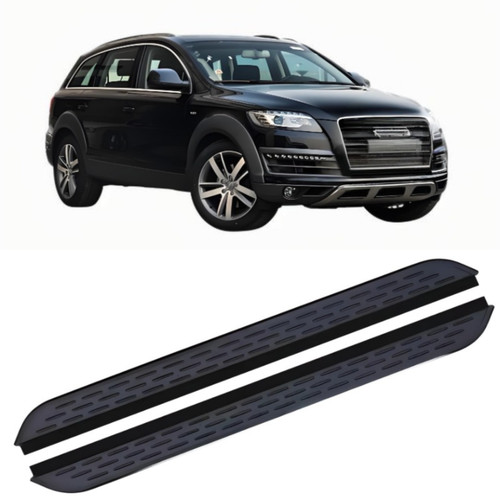 2pc aluminum running boards - aluminum,
