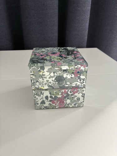 Floral mirrored glass - mirrored,