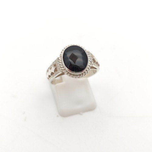 Sterling silver vintage oval - sterling,