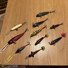 10 Vintage hand painted Devon