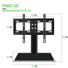 Universal Mount Adjustable 26"-70" Tabletop TV Stand Bracket Pedestal LCD LED UK