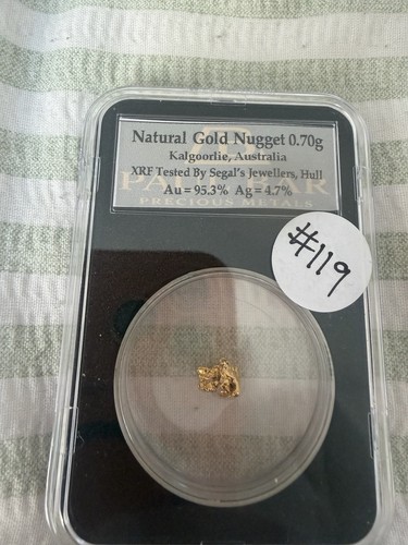 Gold nugget 70g - nugget, 0.70g