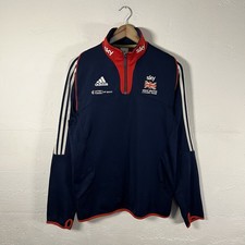 Adidas Team GB sky 1/4 Zip