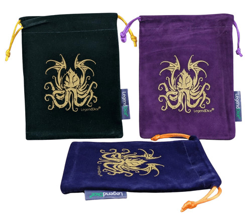 Cthulhu dice bag - dice, pouch