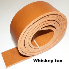 3.5mm Thick Veg Tan Quality Belgian Leather Belt Straps - Blanks 140cm + Long