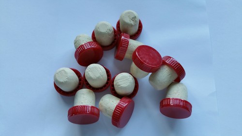 Plastic wine bottle - wine, corks