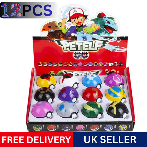 12pcs ball pokeball - pokeball, set