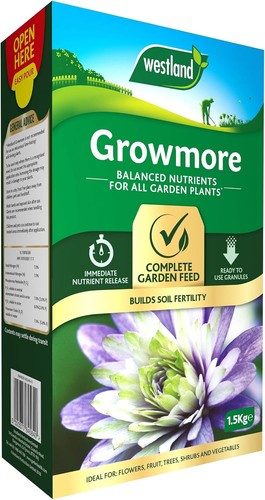 Westland growmore 5kg garden - 1.5kg,