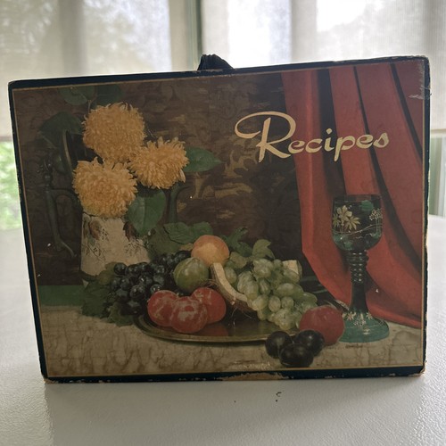 Vtg recipe holder - recipe,