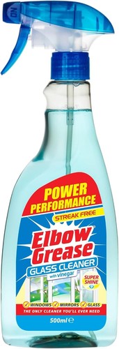 Glass cleaner with vinegar - glass,