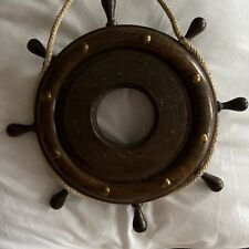 Ships Wheel Small, Wooden