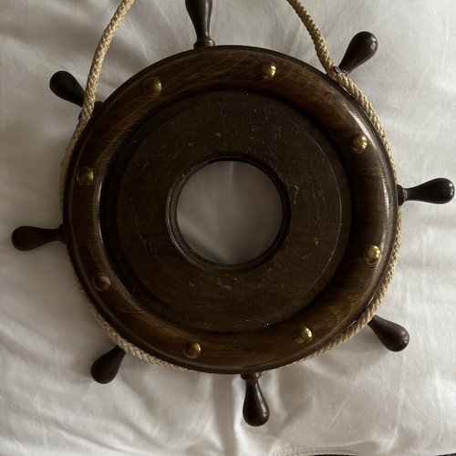 Ships wheel small wooden - ships,