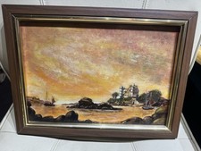 Oil Painting - Sunset on