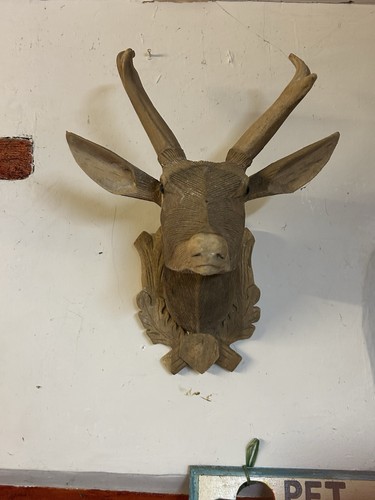 Stag head solid - stag,