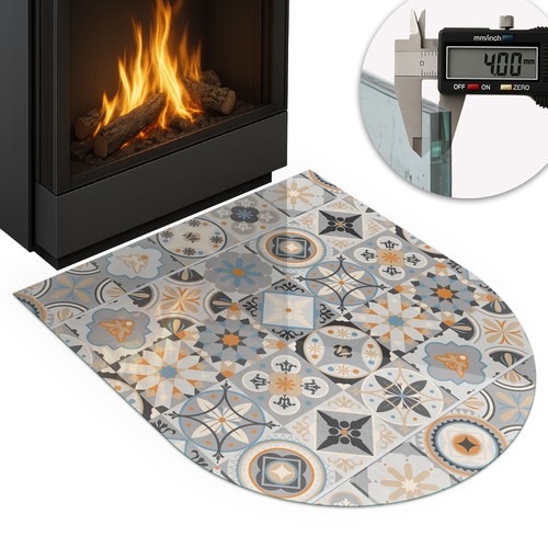 Glass fire protection plate - glass,