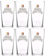 Set of 6 John Smiths Pint