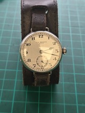 j.w benson silver trench watch