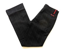 Black Bootcut Trousers Men's