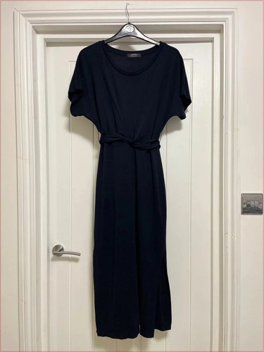Bershka tie waist black - , short