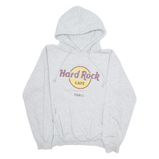 HARD ROCK CAFE Paris Mens Grey Hoodie M