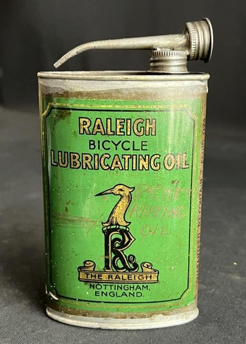 Raleigh cycle oil tin - cycle,