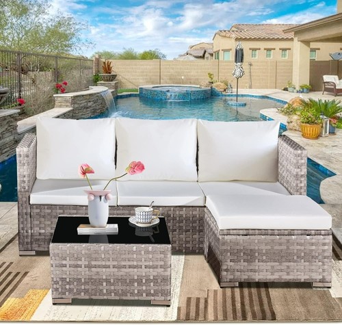 Rattan seater shape sofa - rattan,