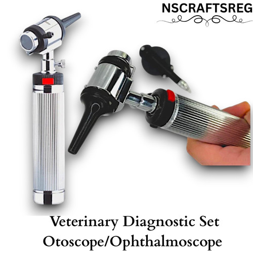 Portable veterinary otoscope - portable,
