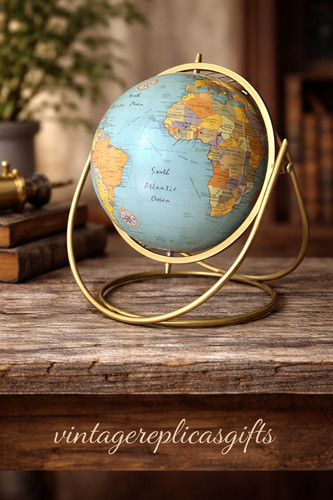 Blue world globe with - world,