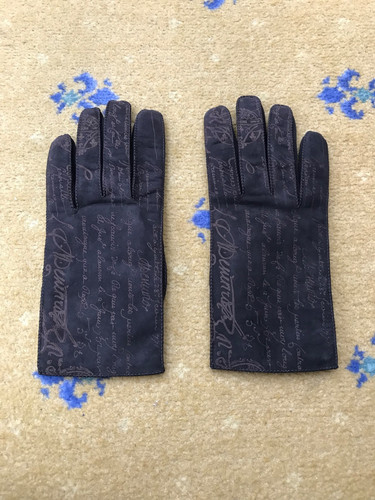 Berluti leather gloves brown - berluti,