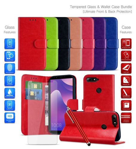 Flip leather wallet phone case - flip,