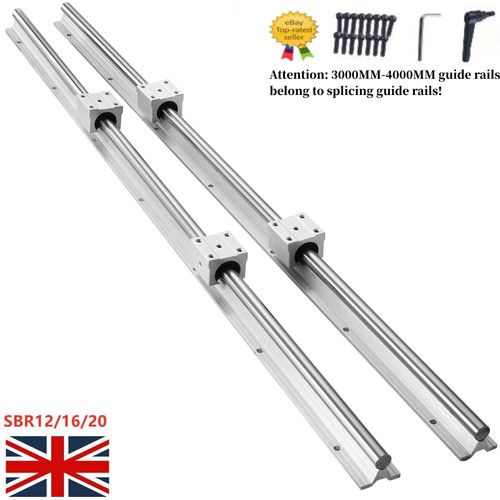 4pcs sbr12 linear rail - 2/4pcs,