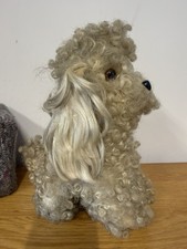 Vintage Poodle Curly Hair Dog