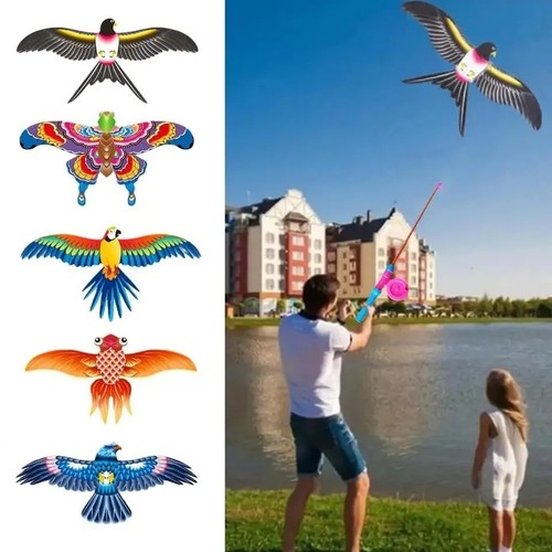 Kids cartoon eagle kite - cartoon,