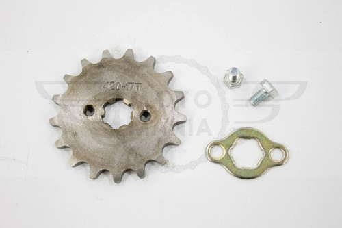 Front sprocket 17mm - 420, t