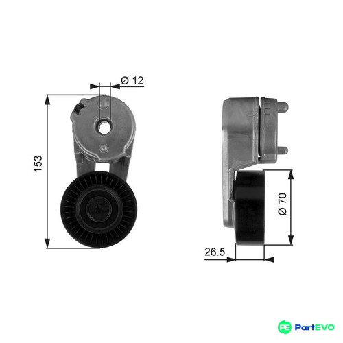 Gates ribbed belt - v-ribbed,