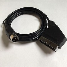 New RGB SCART AV CABLE FOR SEGA MEGA DRIVE 1 TV LEAD  V PIN RGB CABLE 