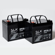 2 x 12V 36AH MOBILITY SCOOTER BATTERIES - UPGRADE 32AH 33AH 34AH 35AH