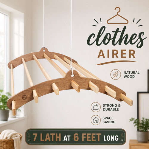 Ceiling clothes airer pulley - clothes,