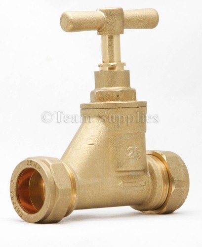 Stopcock 25mm - 25mm, brass