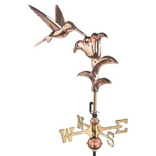 Humming Bird Copper Weathervane