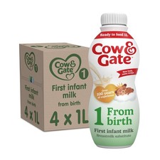 4 x 1L Cow & Gate 1 Ready To