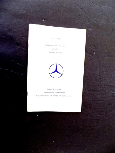 1968 mercedes dealer directory