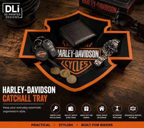 Harley davidson catchall - harley-davidson, tray