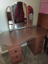 Vintage Glass Top Kidney