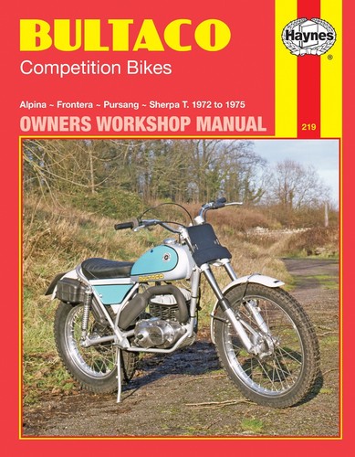 Haynes manual 0219 for - 0219, bultaco