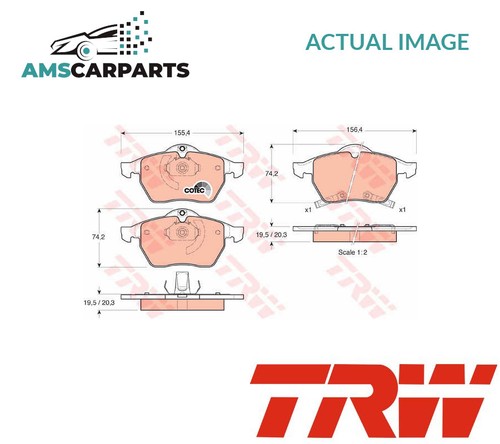 Brake pads set - set, braking