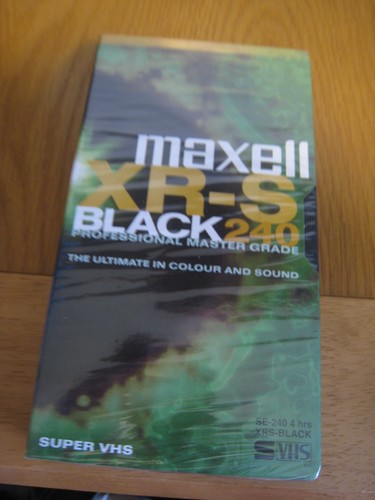 Rare new maxell super vhs - super, svhs