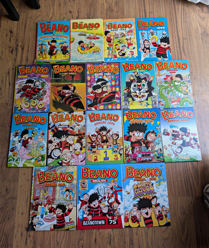 The beano annuals mixed lot - the,