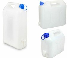 5,10,15L Plastic Water Jerrycan Liquid Carrier Drum Pouring Spout Tap Drinking